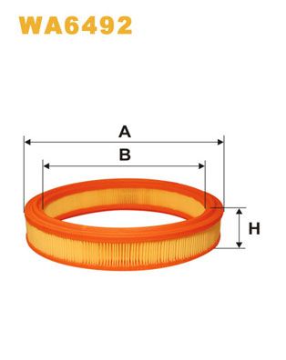 WIX FILTERS Воздушный фильтр WA6492